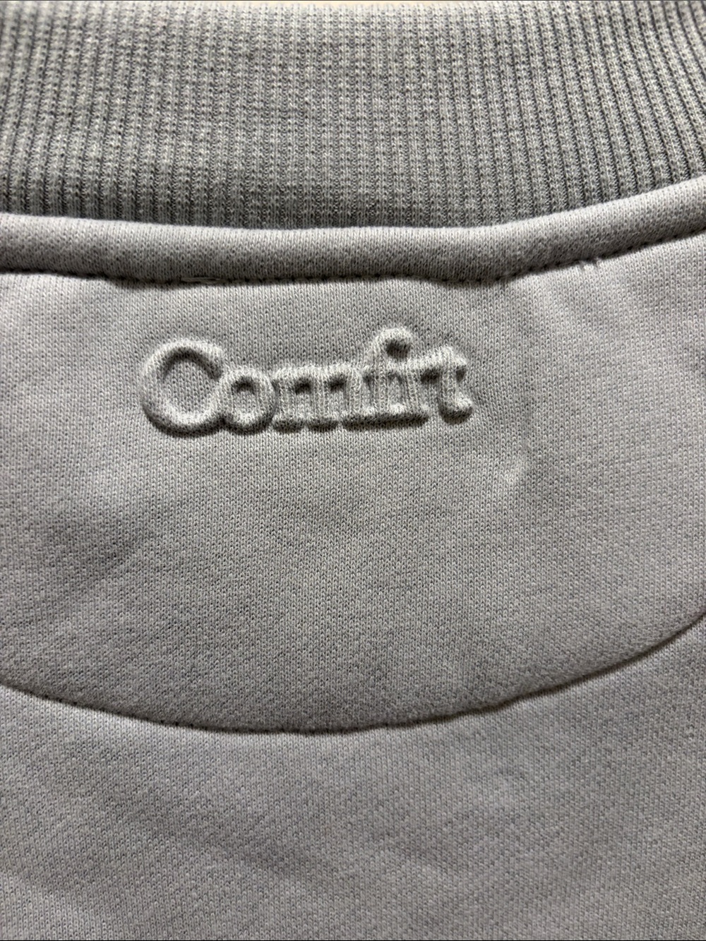 Comfrt Crew Neck Sweatshirt Grey XS - Picture 4 of 5